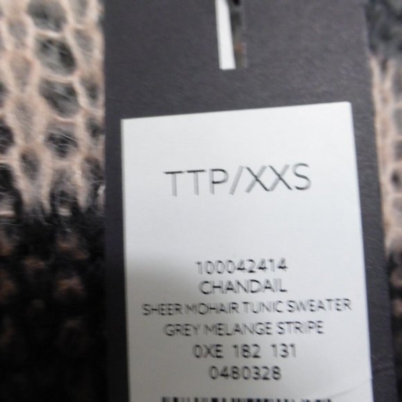 DYNAMITE, xxs, chandail mohair tunic sweater BNWT - Picture 5 of 5